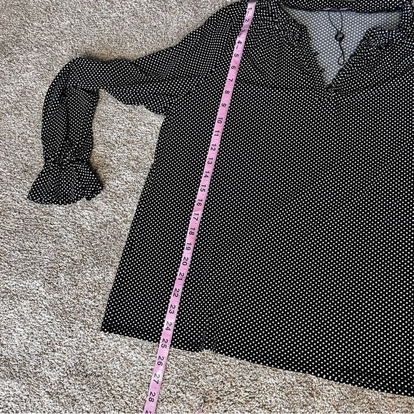 Adrianna Papell | Polka Dot Blouse - Picture 7 of 8